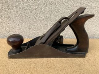 Vintage Stanley No.  4 Bailey Wood Plane Smooth Bottom Pat.  Date