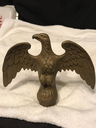 Vintage Bronze/brass Eagle Finial Coffee Grinder,  Flag Pole,  Furniture Topper