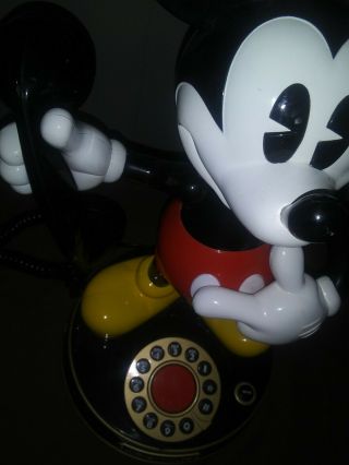 Vintage Disney Mickey Mouse 1997 Telemania Telephone Phone - Collectable 3