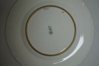 GORGEOUS Royal Doulton Raised Gold Hand Painted Porcelain Plate - B 2