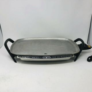 Vintage Farberware Electric Griddle Grill Skillet W/ Drip Tray Model 260