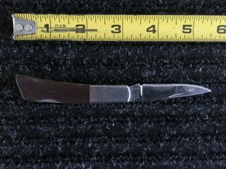Gerber Silver Knight Pocket Knife Lockback Single Plain Blade Made In Usa
