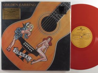 Golden Earring Naked Ii Universal Lp Nm 180g Red Vinyl W/insert Ltd Ed 1561