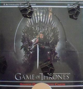 Game Of Thrones Season 1 Trading Cards Box 2594 Of 9500