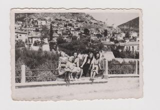 Greece Xanthi - Ξάνθη Bulgarian Occ Ww2 - 1943 Vintage Orig Photo (49243)