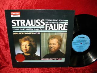 1985 Uk Exc,  Chandos Abrd 1151 Digital Stereo Strauss,  Faure Violin & Piano Sona
