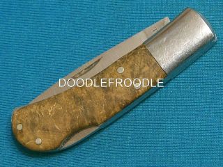 Vintage Ag Russell Ats - 34 Japan Barehead Lockback Folding Knife Knives Pocket Ec