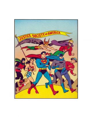 The Justice Society Of America Batman Superman Dc Comics 40 