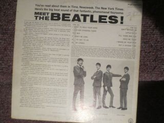MEET THE BEATLES - LP - T - 2047 (RIAA 2) (LABEL) VG, 2