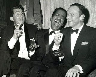 The Rat Pack Frank Sinatra Dean Martin Sammy Davis Jr.  8 X 10 Photo Photograph