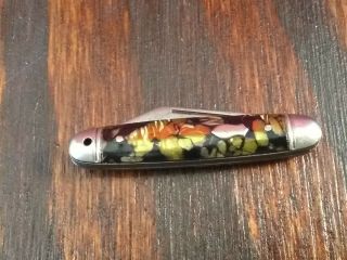 Vintage 1956 - 88 Imperial Colorful Folding Pocket Knife Made In Usa