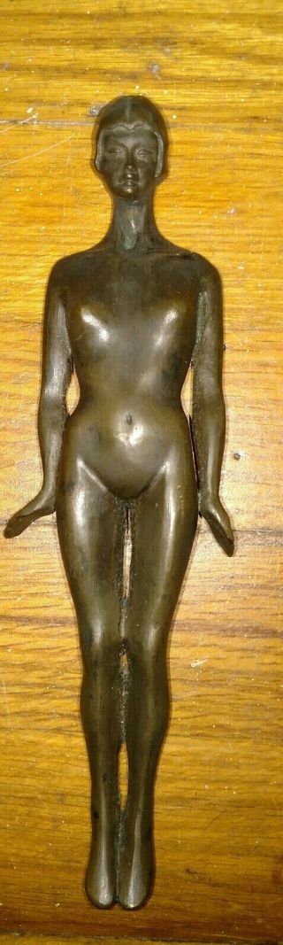 Antique Art Deco Nude Woman Figure Sculpture