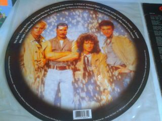 Queen,  Picture Disc Vinyl LP,  A Kind Of Magic.  Custom Die Cut Gatefold Sleeve. 3