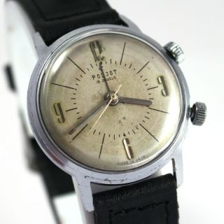 Poljot Signal Vibro Bzzzz Alarm Vintage Russian Mechanical Watch 1st Mchz Kirova