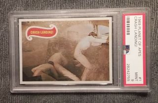 Rare 1969 Topps Planet Of The Apes Psa 9 Card 1 Perfectly Centered