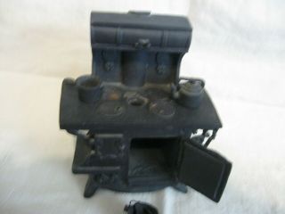 Vtg Antique American Cast Iron Doll House Toy Stove