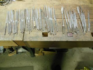 Vintage Grobet Swiss Pattern Needle Files Rifflers 74 Old Machinist Tool