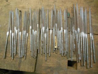 vintage GROBET swiss pattern needle files rifflers 74 old machinist tool 2
