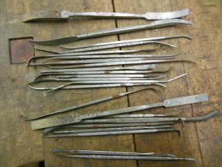 vintage GROBET swiss pattern needle files rifflers 74 old machinist tool 3