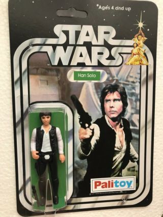 Retro Han Solo Space Pirate On Star Wars 12 Back Palitoy Cardback