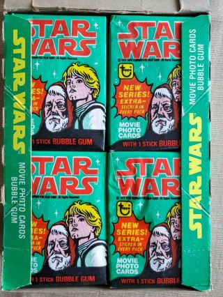 1977 Topps Star Wars Series 4 Wax Box with 36 Wax Packs 2