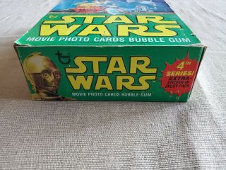 1977 Topps Star Wars Series 4 Wax Box with 36 Wax Packs 3