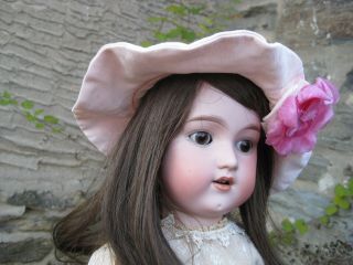 Antique German Doll Bisque Head Compo Body 25 " George Borgfeldt Dressed