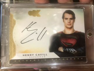 2019 Czx Dc Heroes & Villains Auto Henry Cavill As Superman /25