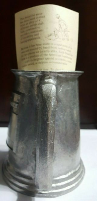 Cutler Hammer Advertising Vintage Pewter Beer Stein Mug Made in USA 3