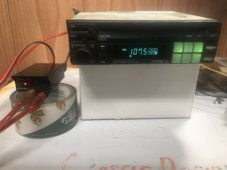 Rare Vintage Old School Alpine 7904 Car Stereo CD Audio Player 7909 ERA EQ Amp 3