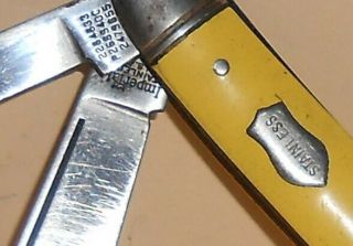 Vintage Imperial Made In Usa 2 Blade Pocket Knife