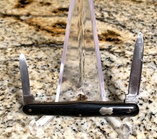 Rare Vintage Argyle Cutlery “cigar Shape” 2 Blade Pocket Knife - Germany