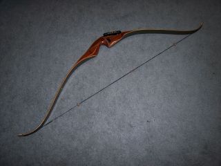 Vintage Bear Archery Kodiak Magnum Wood & Laminate Archery Recurve Bow 45