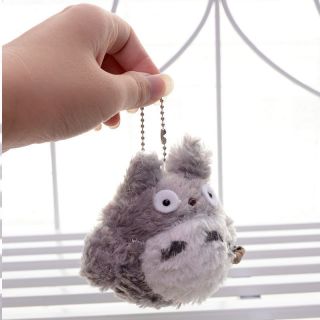 2x Cute Japan Anime Mini My Neighbor Totoro Plush Bag Toy Doll Pedant Keychain