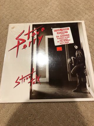 Steve Perry Street Talk Vinyl Lp W/ Oh Sherrie 1984 Columbia Records