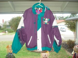Vintage 1993 Disney Nhl Mighty Ducks Anaheim Jacket - - Pro Player