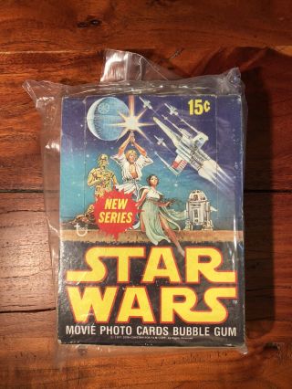 1977 Topps Star Wars Series 2 Wax Box - 36 Packs