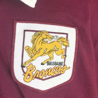 Vintage Brisbane Broncos NRL Authentic Jersey M Sport 1996 125cm = large/XL 3