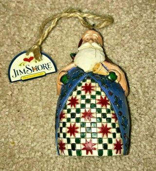 Jim Shore Santa Heartwood Creek Christmas Ornament 2002 C107461