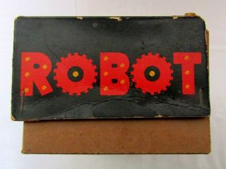 Vintage Masudaya Modern Toys Remote Control Battery Operated Robot Box Only 3