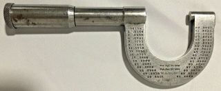 1884 Antique Brown & Sharpe No.  19 Providence Ri Micrometer