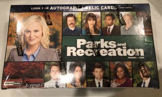 Parks And Recreation Press Pass Trading Cards Hobby Box