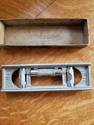 Vintage Stanley No.  37 6 " Cast Iron Machinist Level Tool Dated 1896