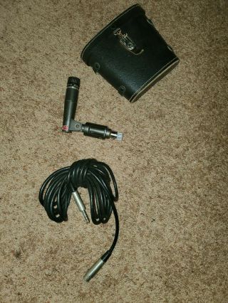 Rare Vintage Shure Sm56 Unidyne Iii Usa Made Dynamic Cardioid Microphone Pistol