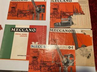 meccano set No.  9 Vintage.  Large Box & Paperwork 1960’s Rare Complete 2