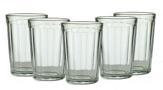 Set Of 5 Russian Tea Glasses For Holder Podstakannik Soviet Granyonyi Glassware