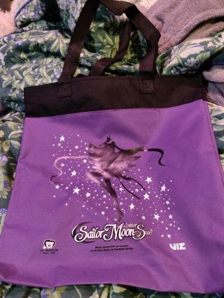 Anime Expo Sdcc 2019 Exclusive Viz Media Sailor Moon Purple Tote Bag