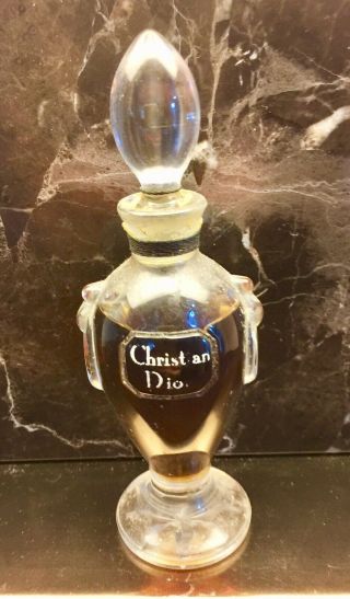 Vintage Christian Dior Diorissimo Perfume Baccarat Bottle Almost Full