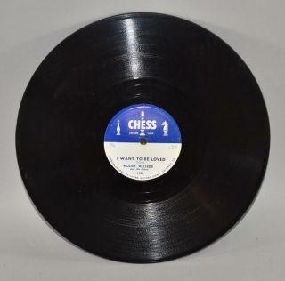 Blues Muddy Waters 78rpm Chess Records 1955 Gmmt 10 I Want To Be Loved My Eyes