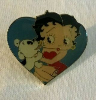 Betty Boop & Pudgy Metal Hat / Lapel Pin